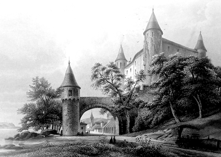 Chateau Grandson gravure